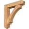 Ekena Millwork Imperial Arts and Crafts Smooth Bracket w/ Offset Brace, Western Red Cedar, 7 1/2"W x 36"D x 36"H BKT0806X36X36IMP03SWR - alternate 1